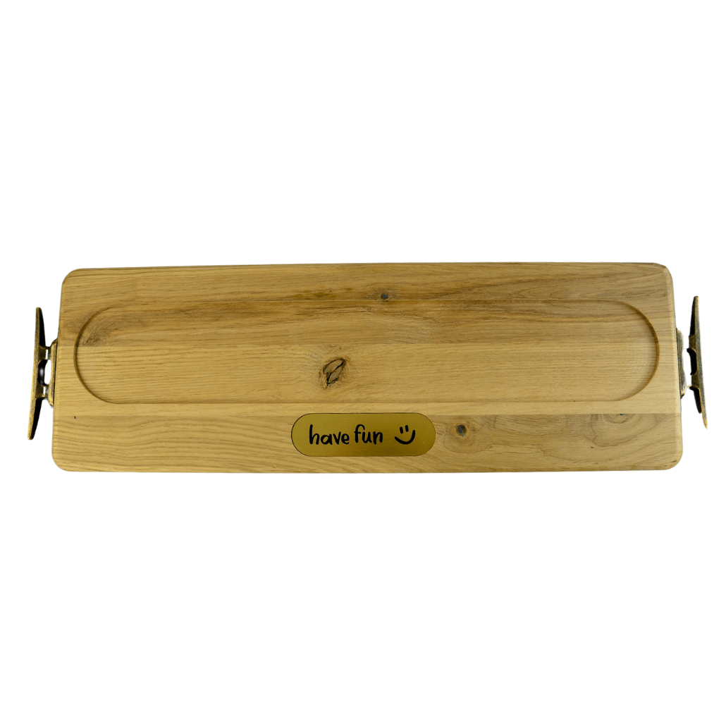 Servierbrett Holz Tablett - "Tapas Planke"