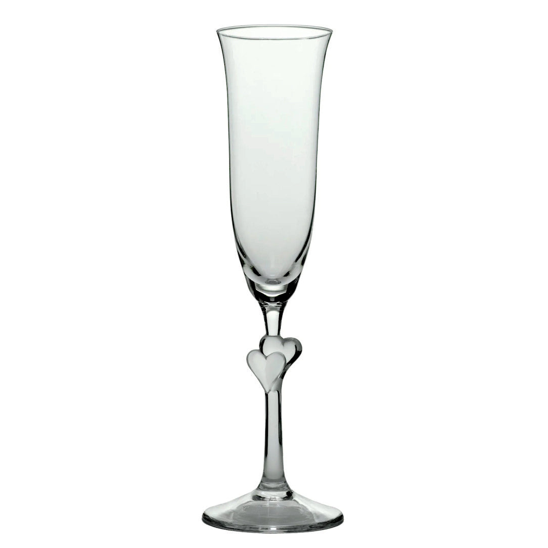 Champagnerkelch weiß L'Amour ohne