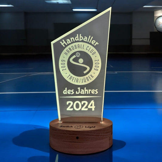 Lichtaufsteller Pokal