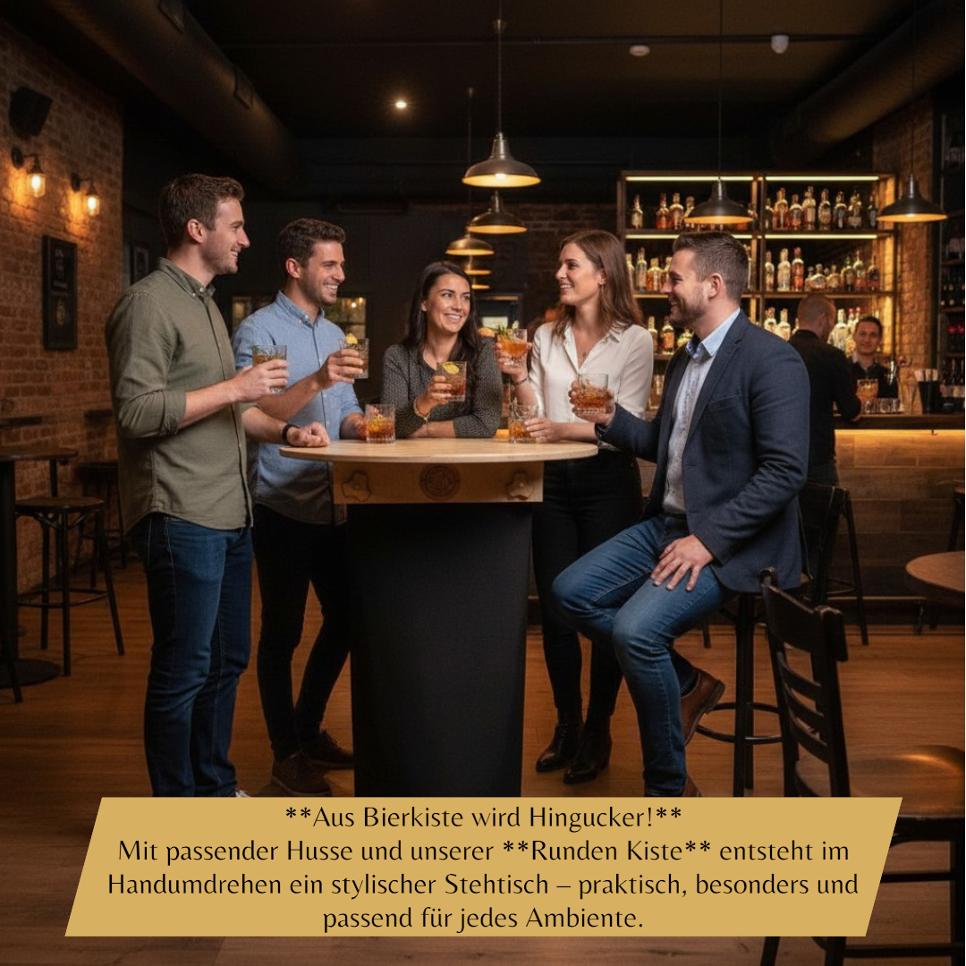 Bierkistenaufsatz - klar lackiert