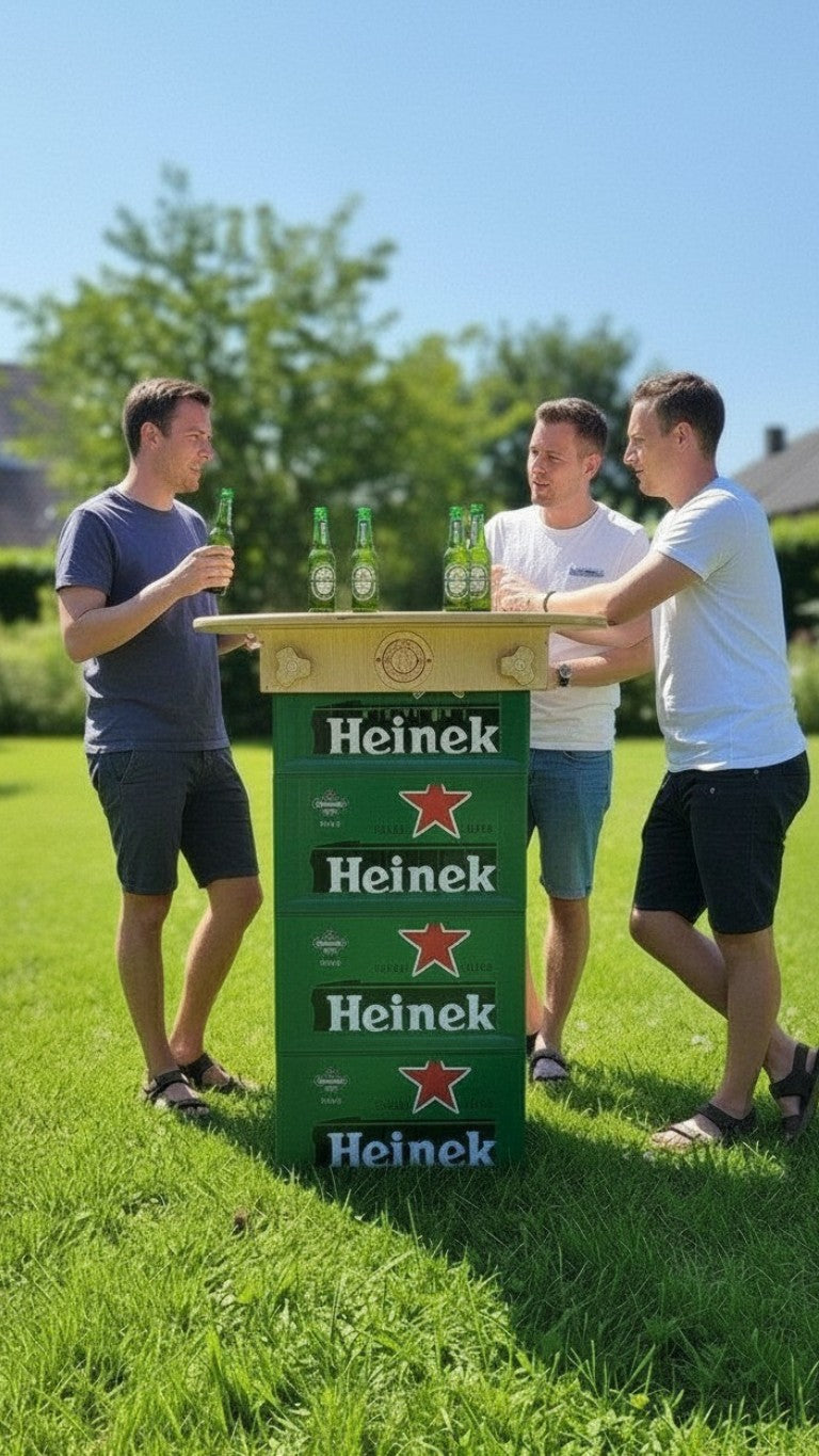 Bierkistenaufsatz - klar lackiert