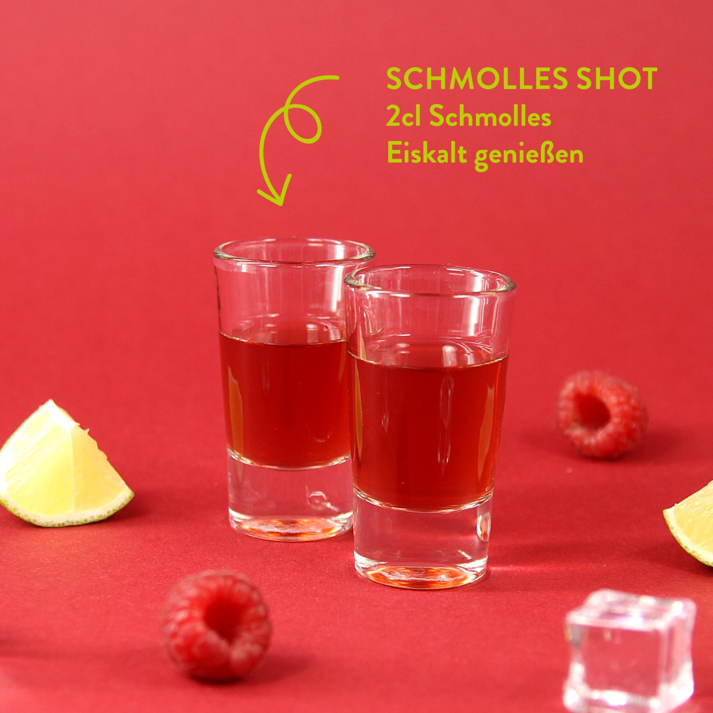 Himbeer-Limette Fruchtlikör