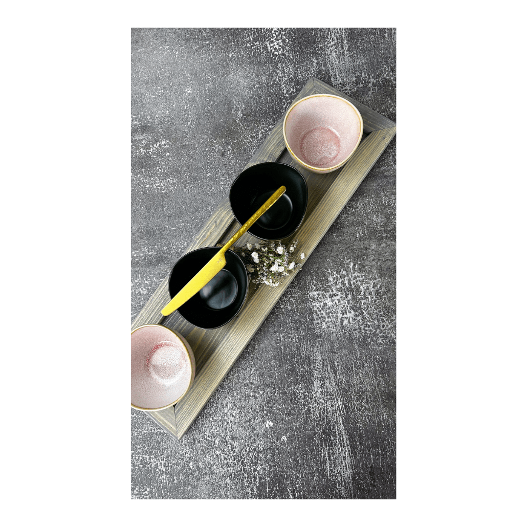 Servierbrett aus Holz, Tablett