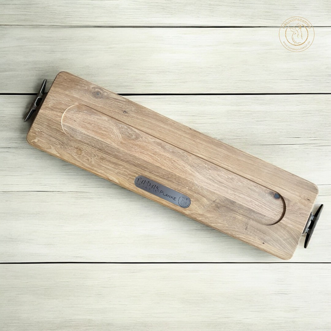 Servierbrett Holz Tapas Planke