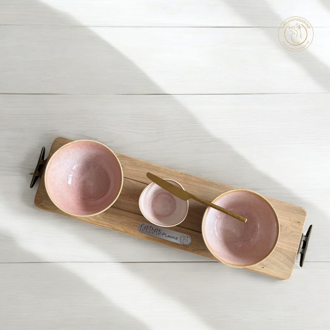 Servierbrett Holz Tapas Planke