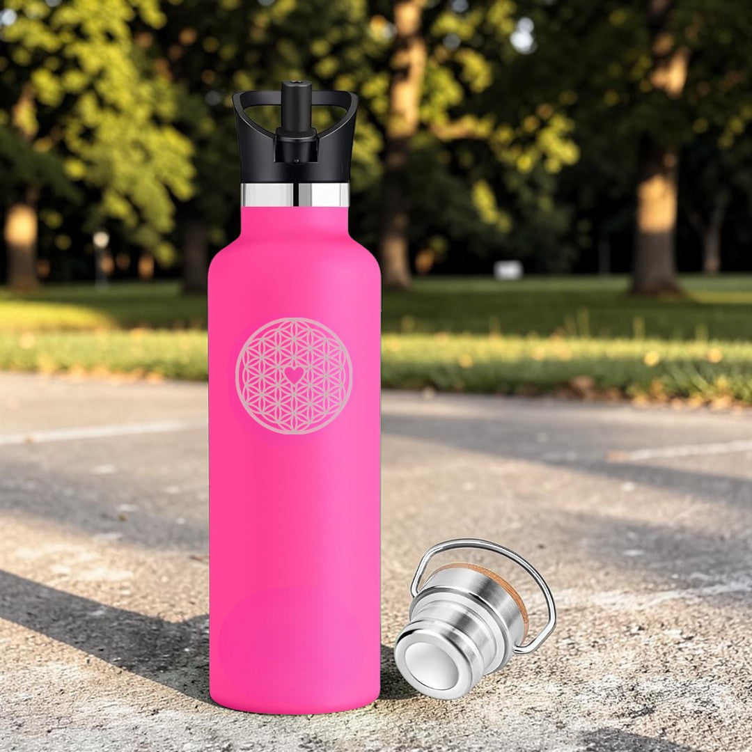 Trinkflaschen Edelstahl  - 500 ml mit individueller Gravur