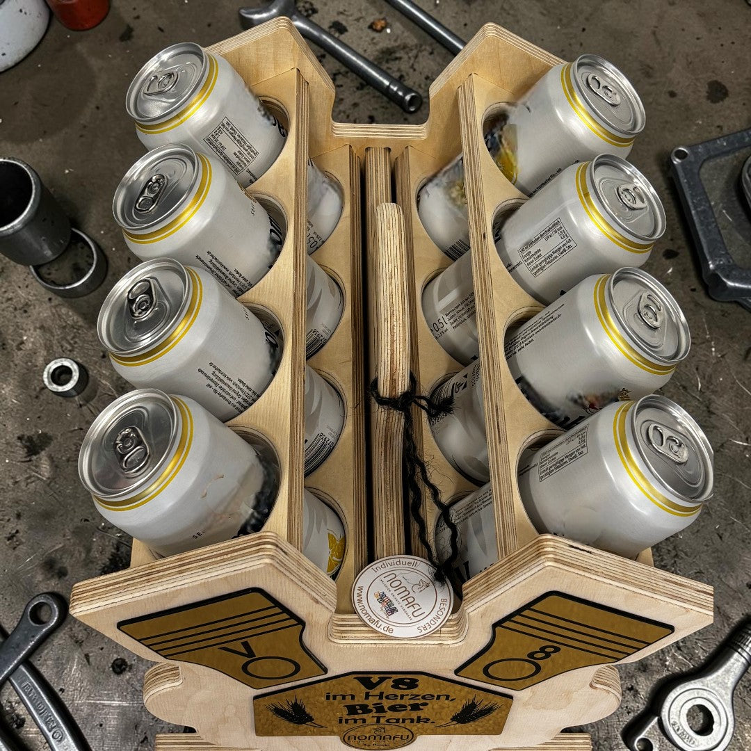 V8 oder V6 Bierflaschen-Träger bis 500 ml