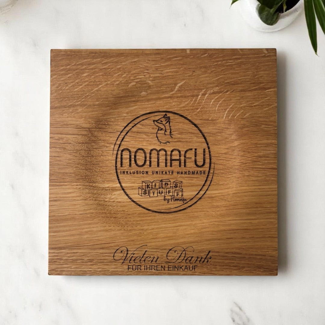 Zahlteller Holz