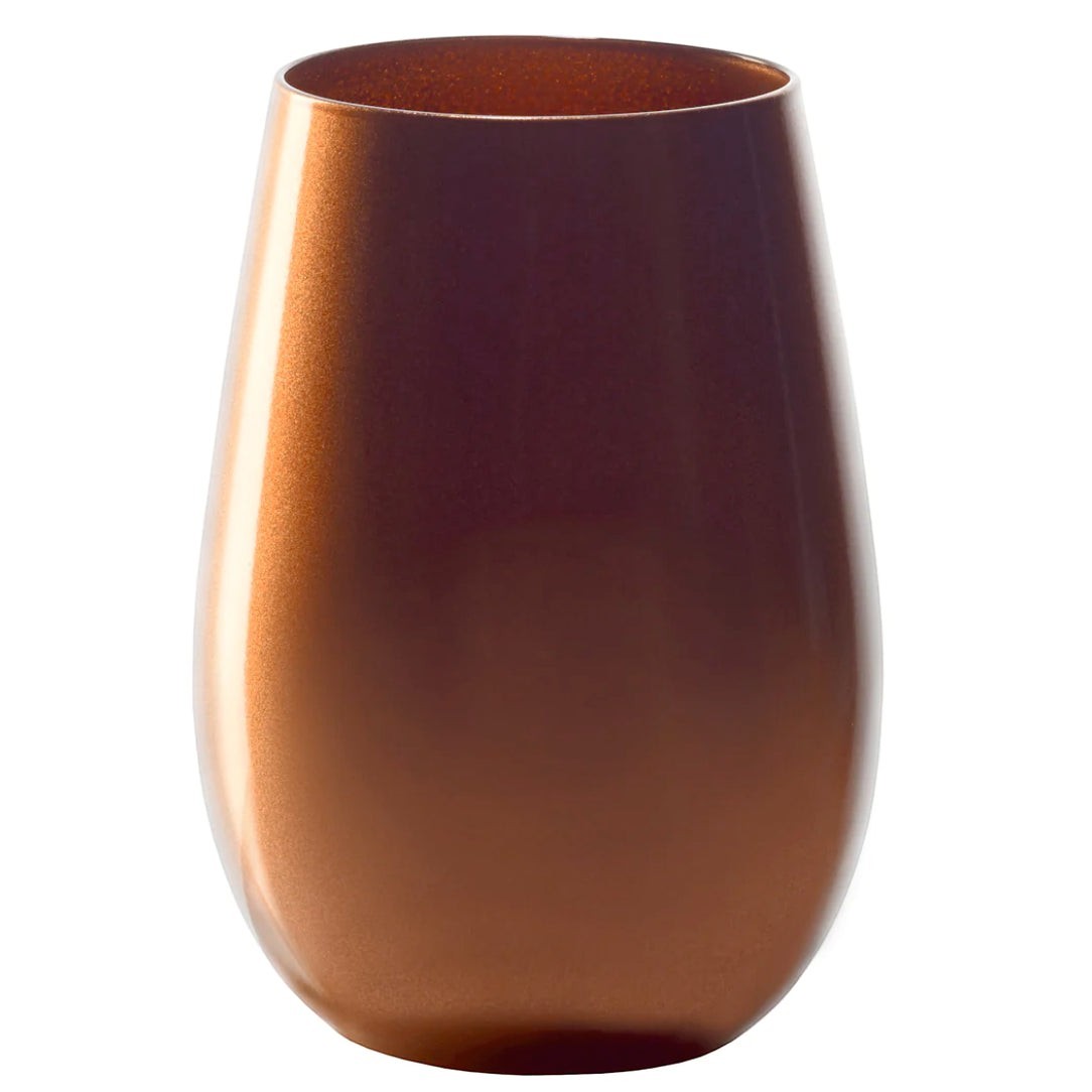 Nomafu Windlicht aus Glas in glänzendem Bronze für eine stimmungsvolle Dekoration mit individueller Gravur